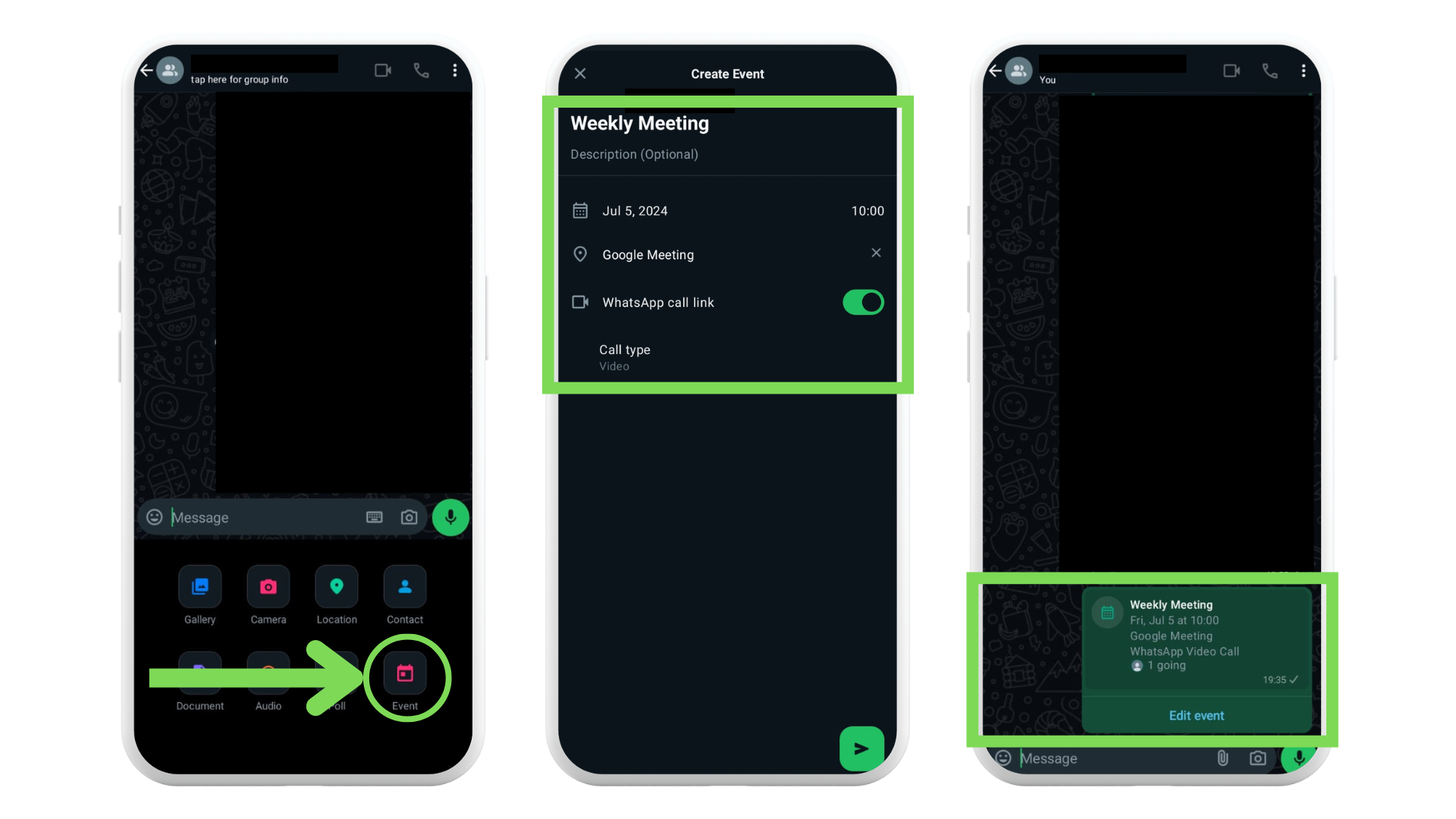 cara membuat undangan di grup whatsapp